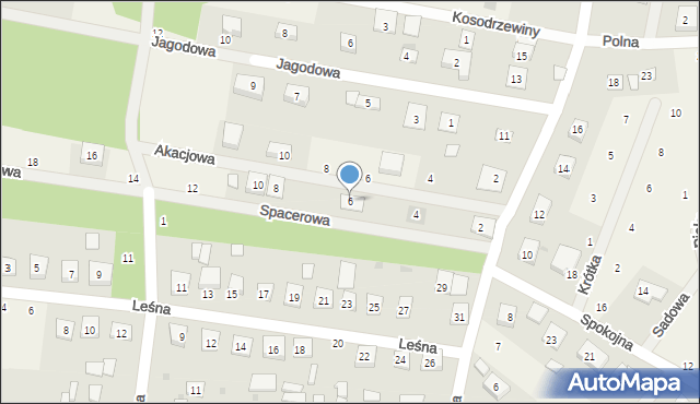 Sułkowice, Spacerowa, 6, mapa Sułkowice