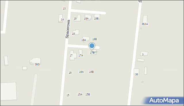 Świdwin, Spacerowa, 17B, mapa Świdwin