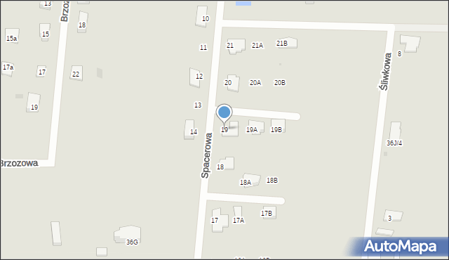 Świdwin, Spacerowa, 19, mapa Świdwin