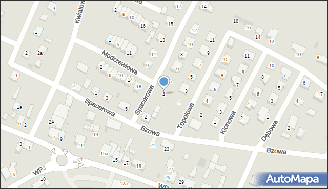 Świecie, Spacerowa, 4, mapa Świecie