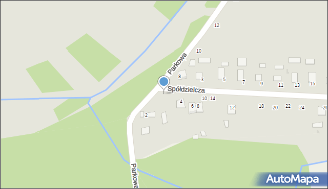 Szczucin, Spółdzielcza, 2, mapa Szczucin