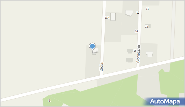 Szerominek, Spokojna, 16, mapa Szerominek