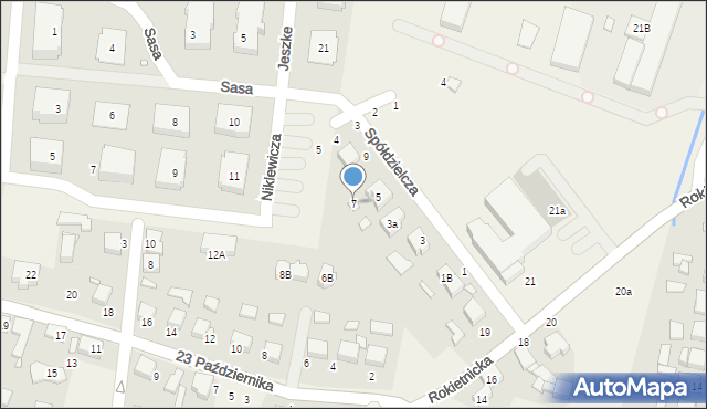 Tarnowo Podgórne, Spółdzielcza, 7, mapa Tarnowo Podgórne