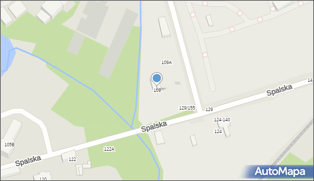 Tomaszów Mazowiecki, Spalska, 109, mapa Tomaszów Mazowiecki