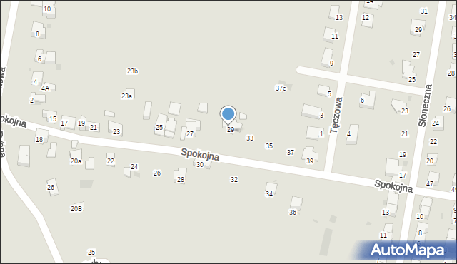 Trzebinia, Spokojna, 31, mapa Trzebinia