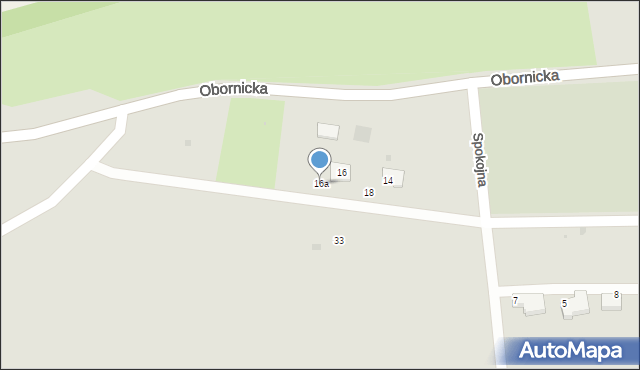 Trzebnica, Spokojna, 16a, mapa Trzebnica