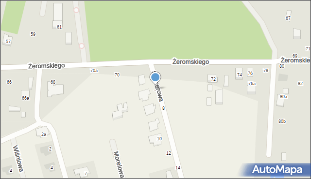 Tuszynek Majoracki, Spacerowa, 4, mapa Tuszynek Majoracki