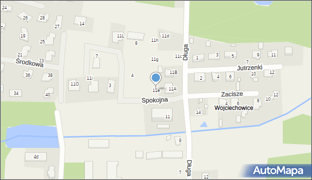 Ustanów, Spokojna, 2, mapa Ustanów