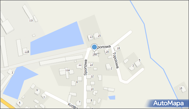 Waleńczów, Sportowa, 14b, mapa Waleńczów