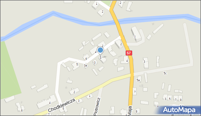 Wielbark, Sprzymierzonych, 1, mapa Wielbark