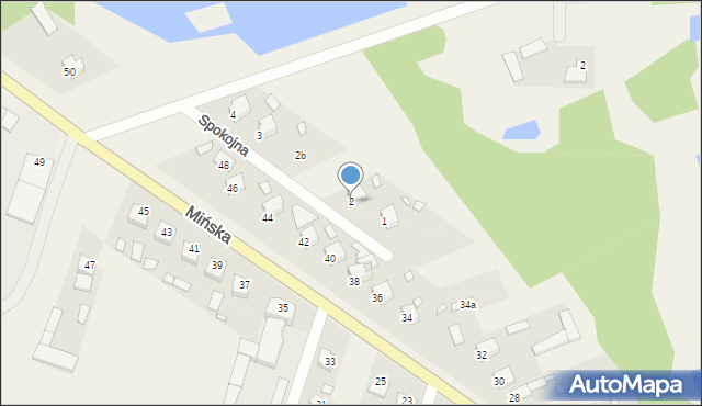 Wielgolas, Spokojna, 2, mapa Wielgolas