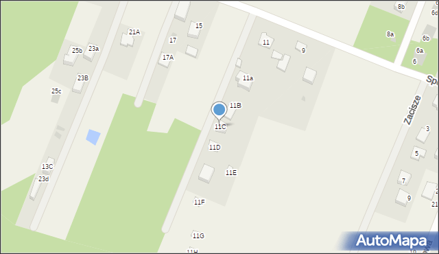 Wieliszew, Spokojna, 11C, mapa Wieliszew