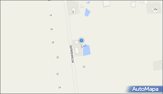 Wielka Nieszawka, Spółdzielcza, 21, mapa Wielka Nieszawka