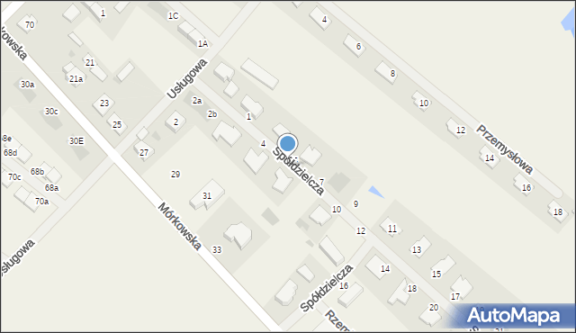 Wilkowice, Spółdzielcza, 6, mapa Wilkowice