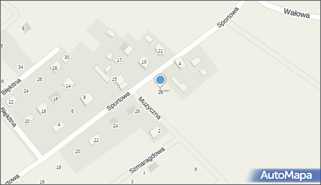 Wiślinka, Sportowa, 28, mapa Wiślinka