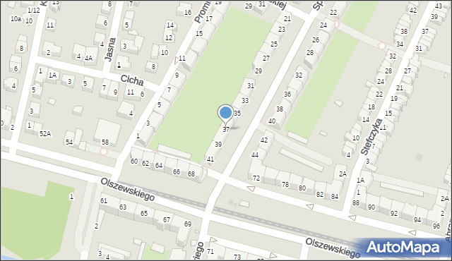 Wrocław, Spółdzielcza, 37, mapa Wrocławia