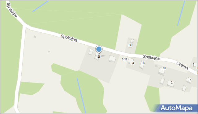 Wysoka, Spokojna, 28, mapa Wysoka