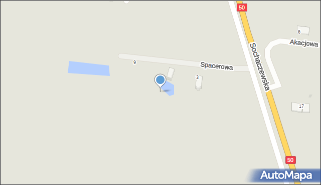 Wyszogród, Spacerowa, 5a, mapa Wyszogród