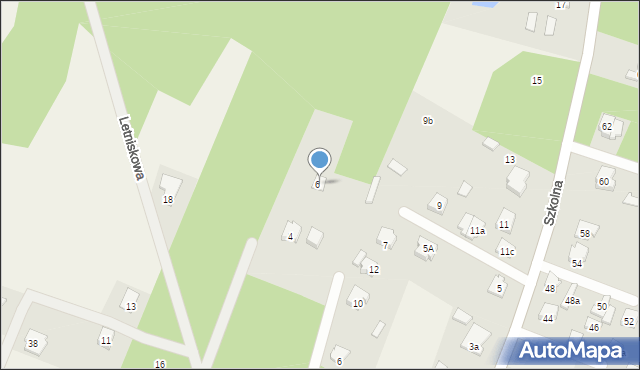 Zagościniec, Spacerowa, 8, mapa Zagościniec