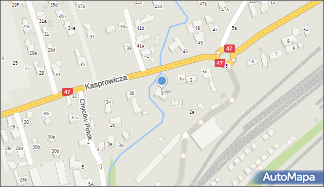 Zakopane, Spyrkówka, 1, mapa Zakopanego