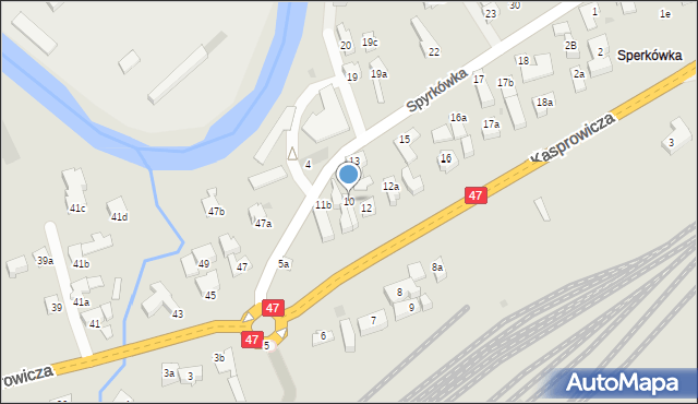 Zakopane, Spyrkówka, 10, mapa Zakopanego