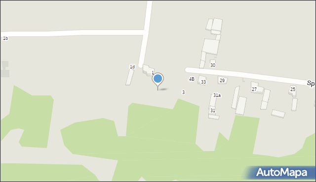 Zakroczym, Spokojna, 37, mapa Zakroczym