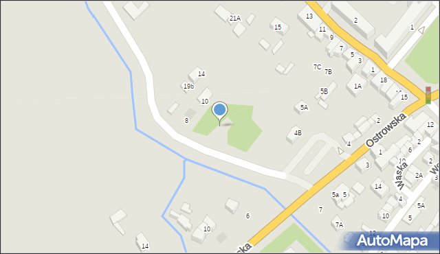 Zambrów, Spacerowa, 6, mapa Zambrów