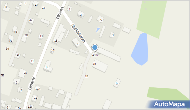 Zapolice, Spółdzielcza, 4/2A, mapa Zapolice