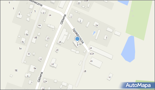 Zapolice, Spółdzielcza, 4, mapa Zapolice