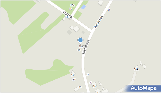 Zawiercie, Sportowa, 30a, mapa Zawiercie