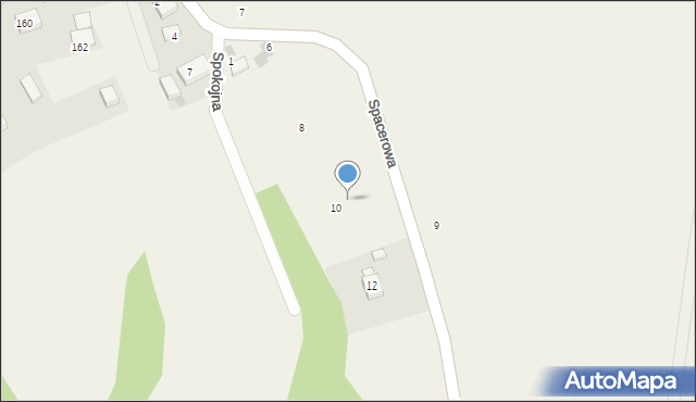 Zbychowo, Spacerowa, 12a, mapa Zbychowo