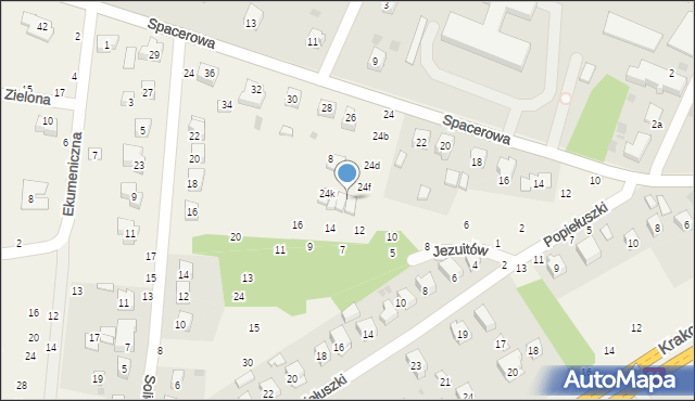 Zbylitowska Góra, Spacerowa, 24h, mapa Zbylitowska Góra