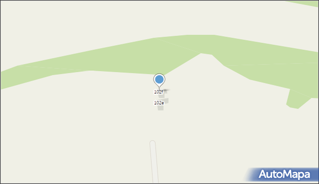 Zielonczyn, Spacerowa, 102f, mapa Zielonczyn