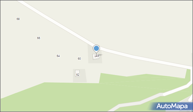 Zielonczyn, Spacerowa, 143, mapa Zielonczyn