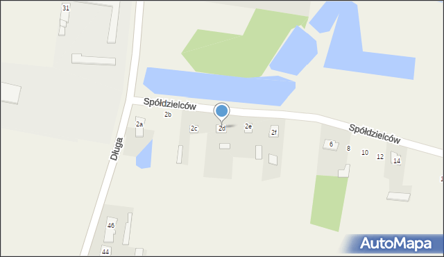 Żurawce, Spółdzielców, 2d, mapa Żurawce