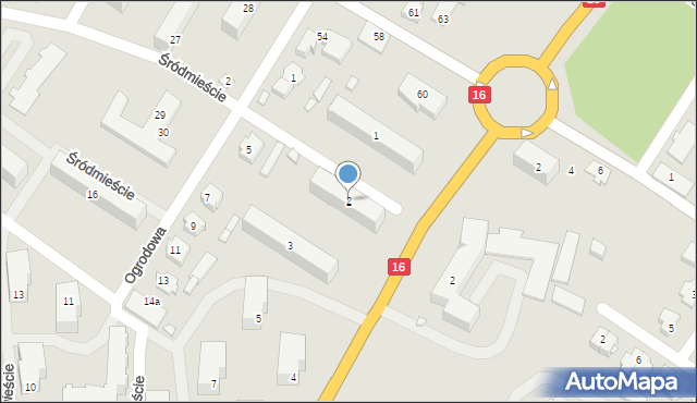 Augustów, Śródmieście, 2, mapa Augustów