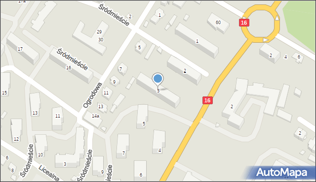 Augustów, Śródmieście, 3, mapa Augustów