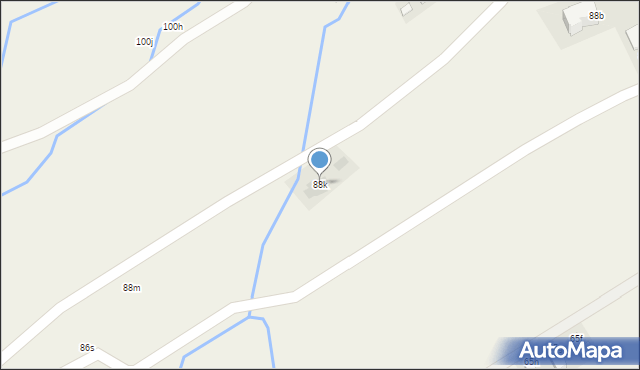 Białka Tatrzańska, Środkowa, 88k, mapa Białka Tatrzańska
