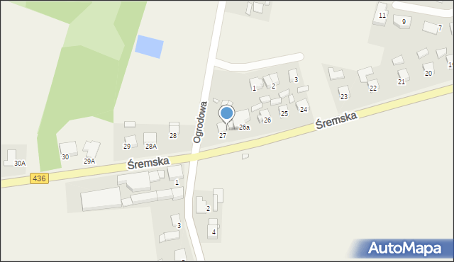 Boguszyn, Śremska, 27/1, mapa Boguszyn