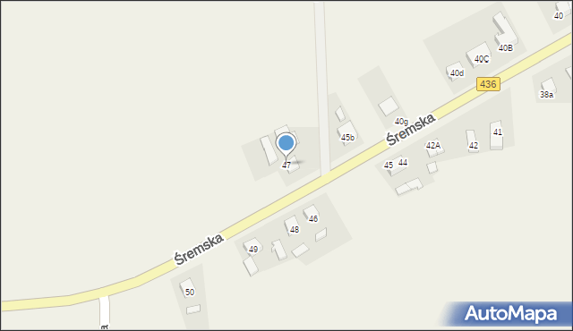 Boguszyn, Śremska, 47, mapa Boguszyn