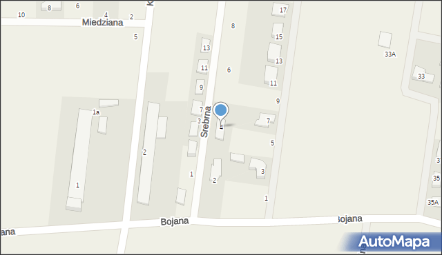 Bojano, Srebrna, 4, mapa Bojano