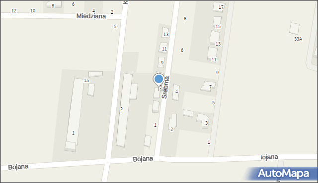 Bojano, Srebrna, 5, mapa Bojano