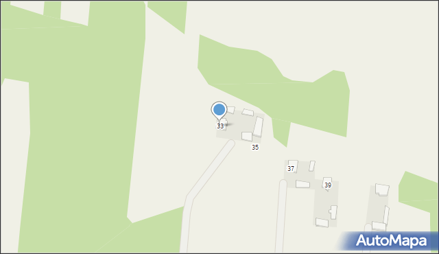 Chrzęsne, Srebrna, 33, mapa Chrzęsne