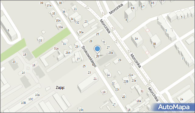 Dąbrowa Górnicza, Srokowskiego Kazimierza, 26, mapa Dąbrowa Górnicza