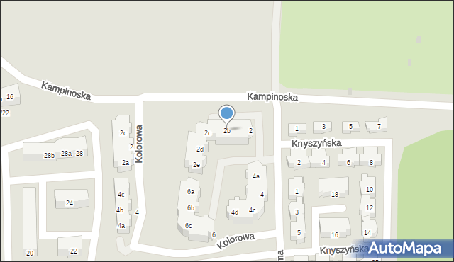 Gdańsk, Srebrna, 2b, mapa Gdańska