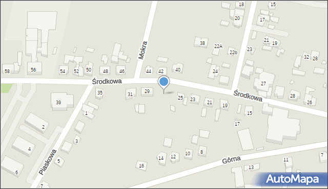 Grodzisk Wielkopolski, Środkowa, 27, mapa Grodzisk Wielkopolski