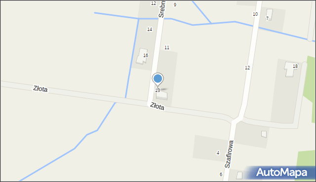 Henrykowo, Srebrna, 13, mapa Henrykowo