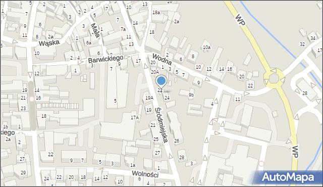Jarocin, Śródmiejska, 22D, mapa Jarocin