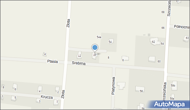 Kliniska Wielkie, Srebrna, 10, mapa Kliniska Wielkie