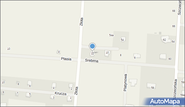 Kliniska Wielkie, Srebrna, 12, mapa Kliniska Wielkie